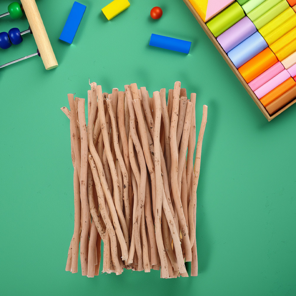 Craft Embellishments - 50Pcs Natural Birch Twigs Branches Rustic