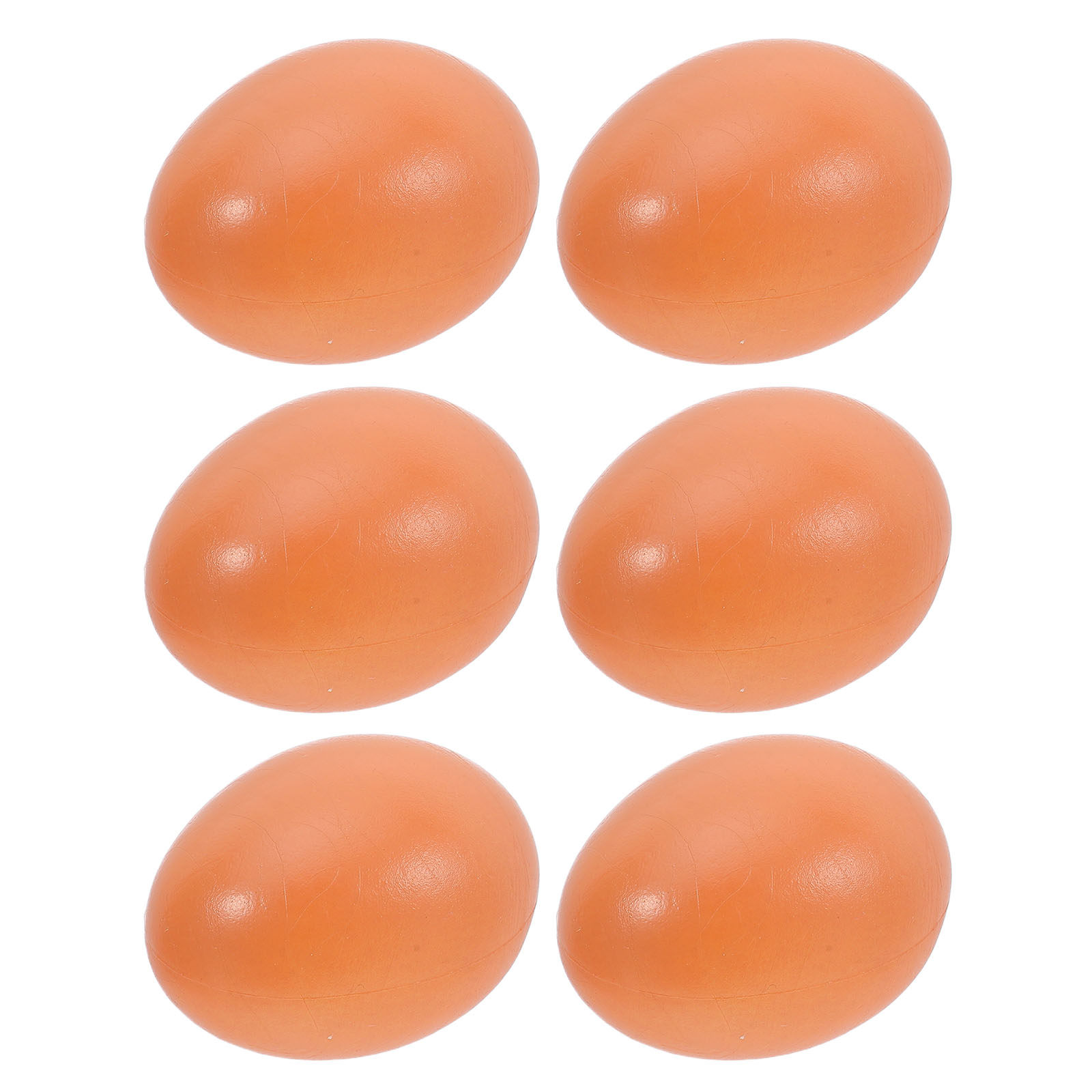 6Pcs Plastic Painted Easter Eg - Easter Craft Embellishment Set 评论和价格