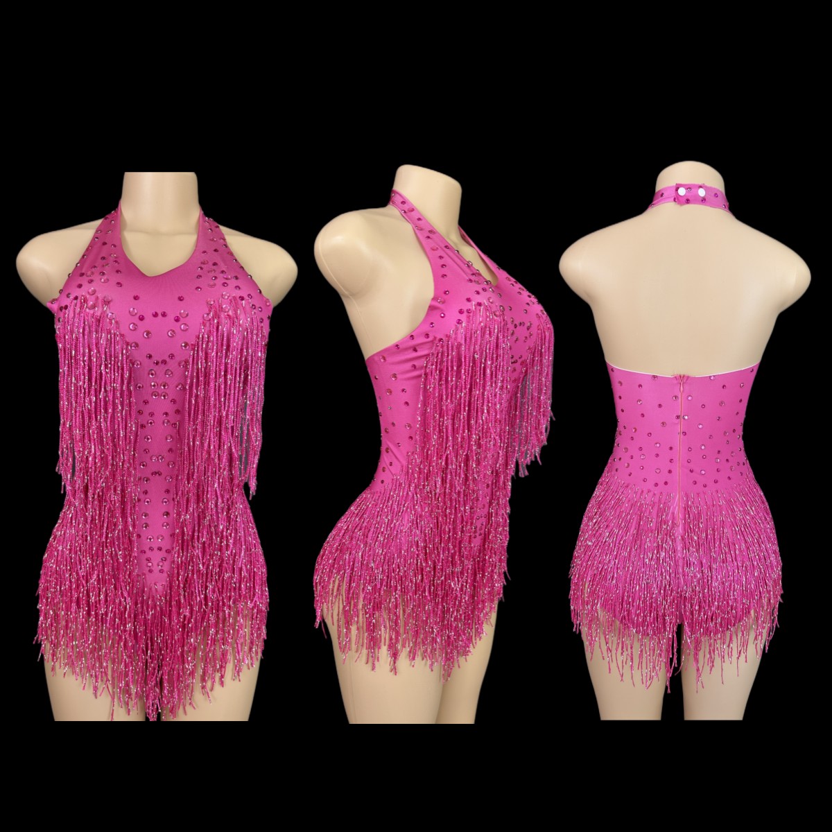 Sparkly Rhinestones Fringe Bod - Rhinestone Banding Trim 评论和价格