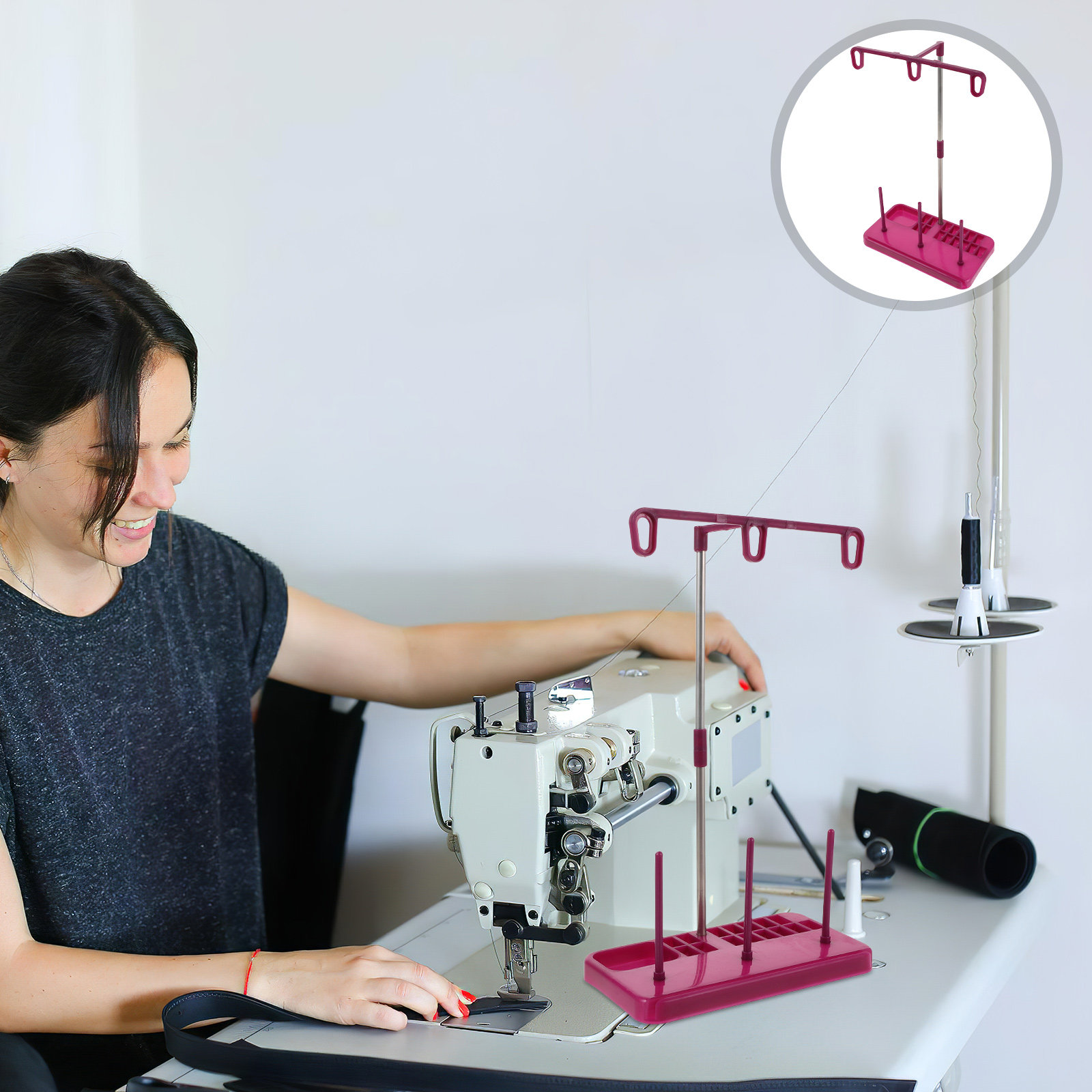 3-Spool Sewing Machine Thread  - Embroidery Craft 评论和价格