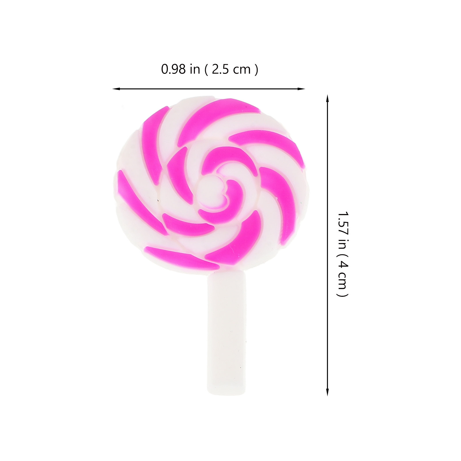 36Pcs Vibrant Rainbow Lollipop - Craft Embellishments 评论和价格
