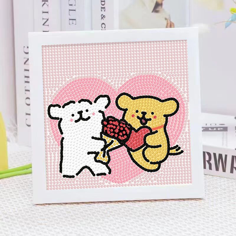 Cartoon Line Puppy Crystal Dia - Embroidery Embellishments 评论和价格
