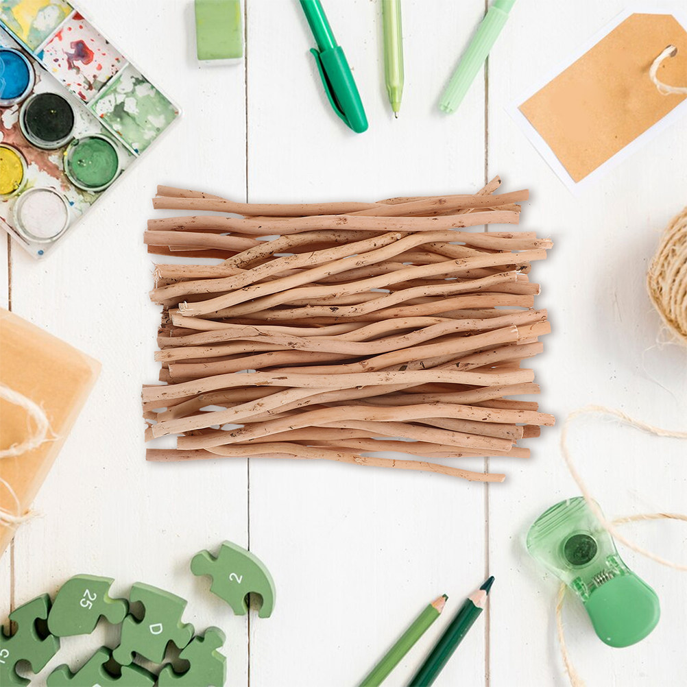 50Pcs Natural Birch Twigs Bran - Craft Embellishments 评论和价格