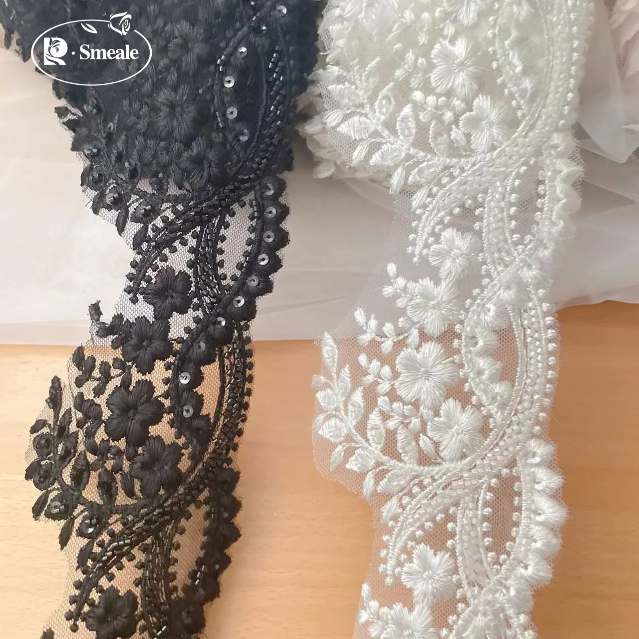 High Quality Beaded Lace Trim  - Beaded Trim Fringe 评论和价格