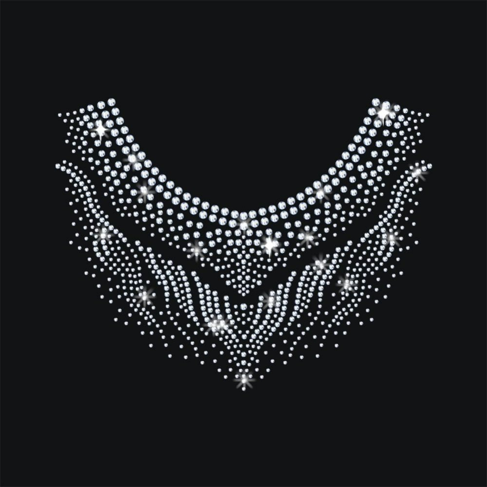 Gym Suit Pattern Iron on Rhine - Hotfix Rhinestone Sheet 评论和价格