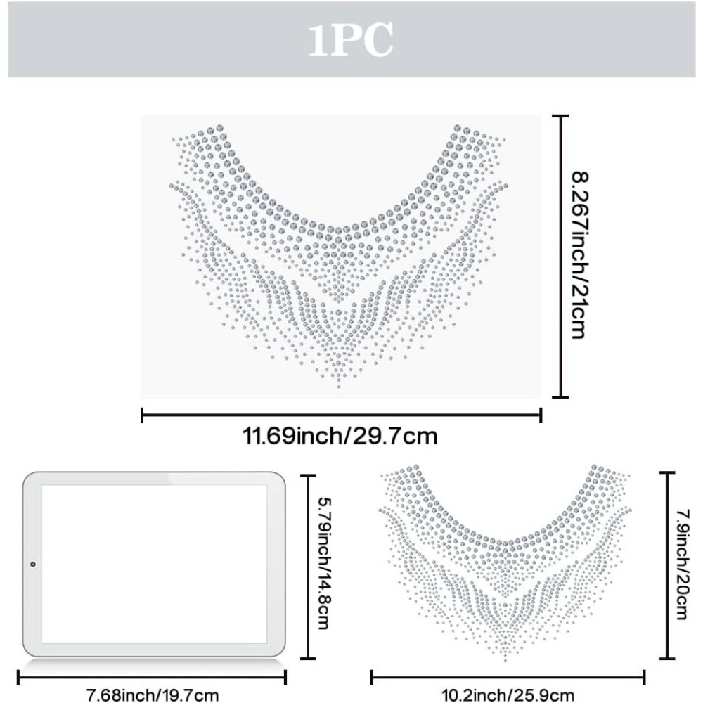 Gym Suit Pattern Iron on Rhine - Hotfix Rhinestone Sheet 评论和价格