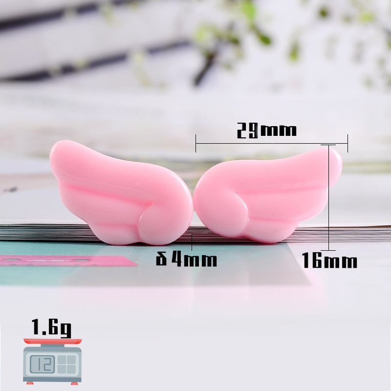 10PCS Kawaii Cute Angel Wings  - Craft Embellishments 评论和价格